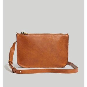 Madewell Womens $98 Simple Crossbody Bag English Saddle G0517 D